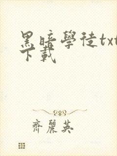 黑暗学徒txt下载