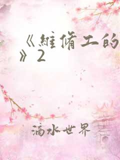 《维修工的绝遇》2
