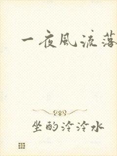 一夜风流落裔