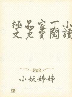 极品家丁小说全文免费阅读