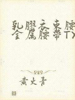 乳胶衣束腰勒紧金属腰带TXT