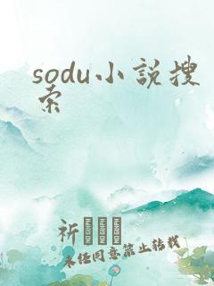 sodu小说搜索