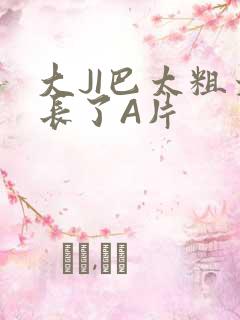 大JI巴太粗太长了A片