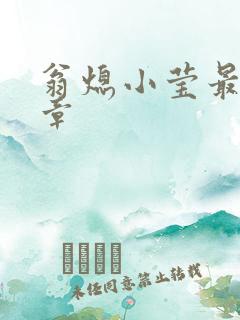 翁熄小莹最新节章