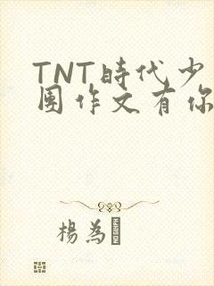 TNT时代少年团作文有你真好