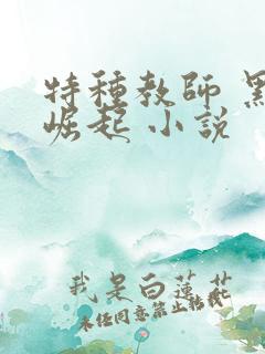 特种教师 黑暗崛起 小说