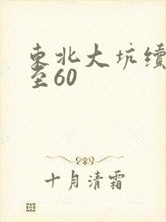 东北大坑续集1至60