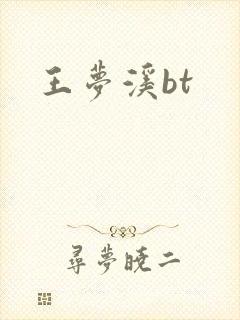 王梦溪bt