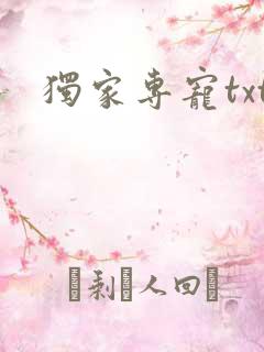 独家专宠txt