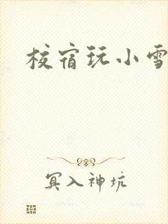 校宿玩小雪