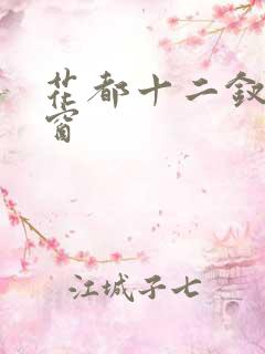 花都十二钗无弹窗