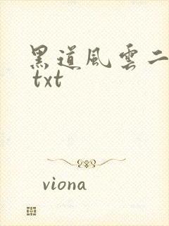 黑道风云二十年 txt