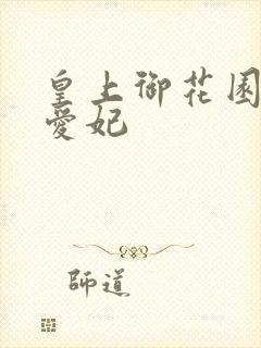 皇上御花园中要爱妃