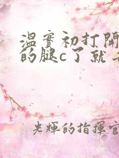 温实初打开眉庄的腿c了就去