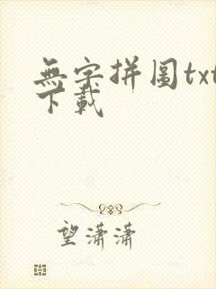 无字拼图txt下载