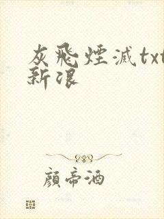 灰飞烟灭txt新浪