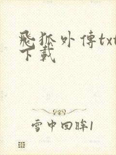 飞狐外传txt下载