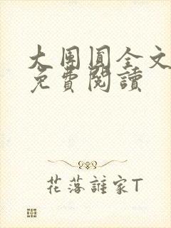 大团圆全文完整免费阅读