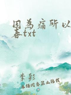 因为痛所以叫青春txt