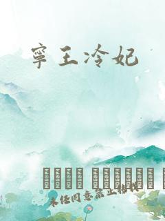 宁王冷妃