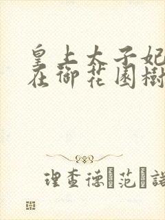 皇上太子妃沈音在御花园树上