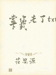 当你老了txt下载