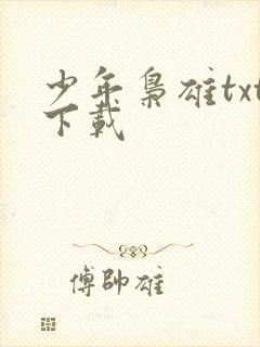 少年枭雄txt下载