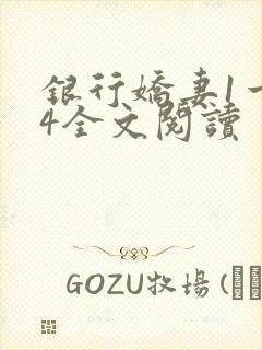 银行娇妻1一14全文阅读
