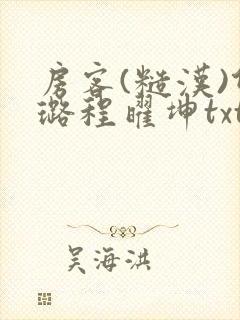 房客(糙汉)何璐程曜坤txt免费下载百度云