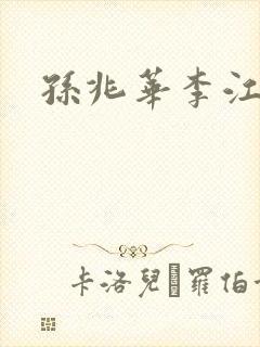 孙兆华李江小说