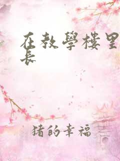 在教学楼里和学长