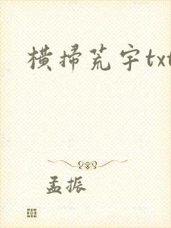 横扫荒宇txt