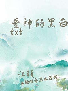 爱神的黑白羽翼txt
