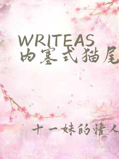 WRITEAS内塞式猫尾