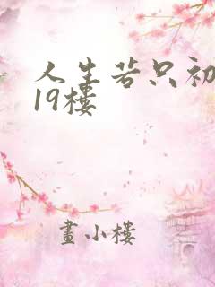 人生若只初相见19楼