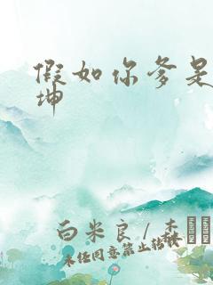 假如你爹是谢广坤