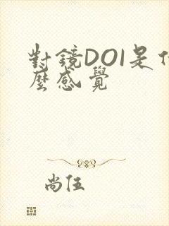 对镜DOI是什么感觉