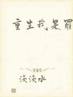 重生我是罗成