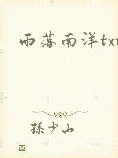 雨落南洋txt