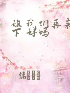 姐 我们再来一下 好吗