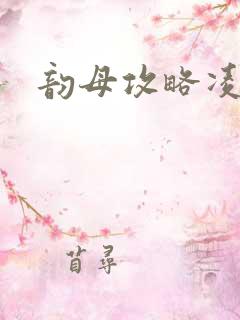 韵母攻略凌小东