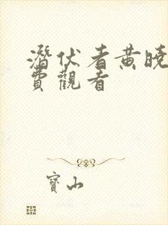 潜伏者黄晓明免费观看