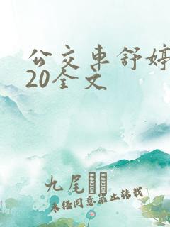 公交车舒婷1一20全文