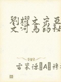 刘耀文宋亚轩车文河马的秘密河润滑油