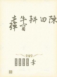 老牛耕田陈雪无弹窗