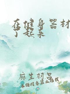 在健身器材上做了起来