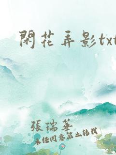 闲花弄影txt
