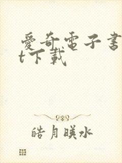 爱奇电子书txt下载