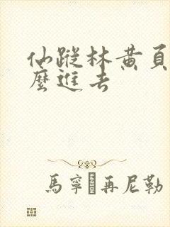 仙踪林黄页网怎么进去