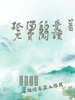 孤独的爱着全文免费阅读